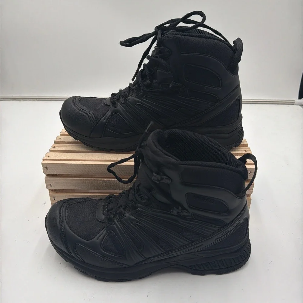 Altama Boots Aboottabad Trail Mid Waterproof Tactical Hiking Black Mens Size 7